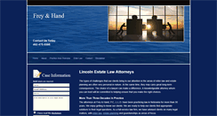 Desktop Screenshot of freyandhandlaw.com